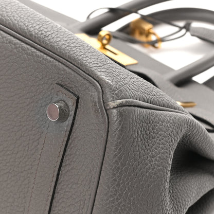 Hermes Togo Birkin 30 Etain 10 of 14
