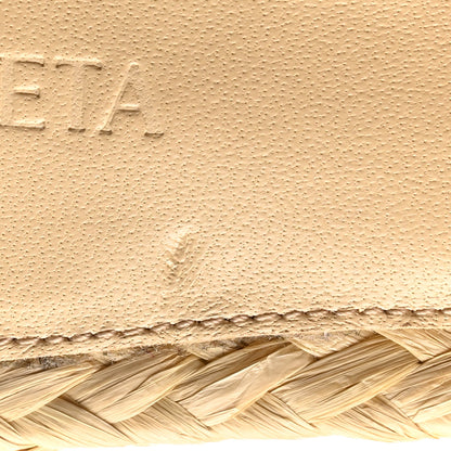 Bottega Veneta Raffia Intrecciato Lido Mule 90 Sandals 38 Cane Sugar 9 of 19