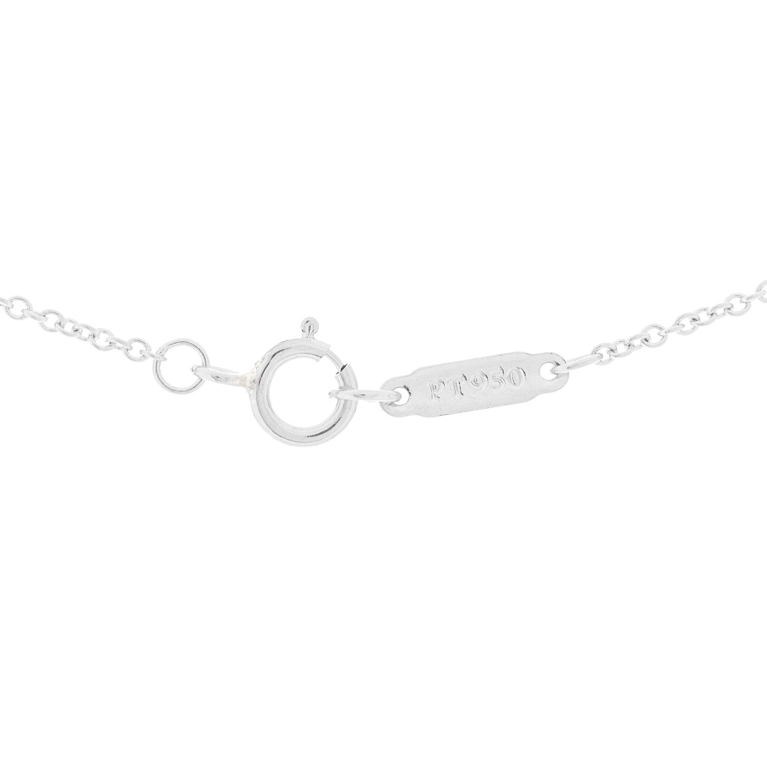 Tiffany Platinum Chain Necklace 18" 3 of 4