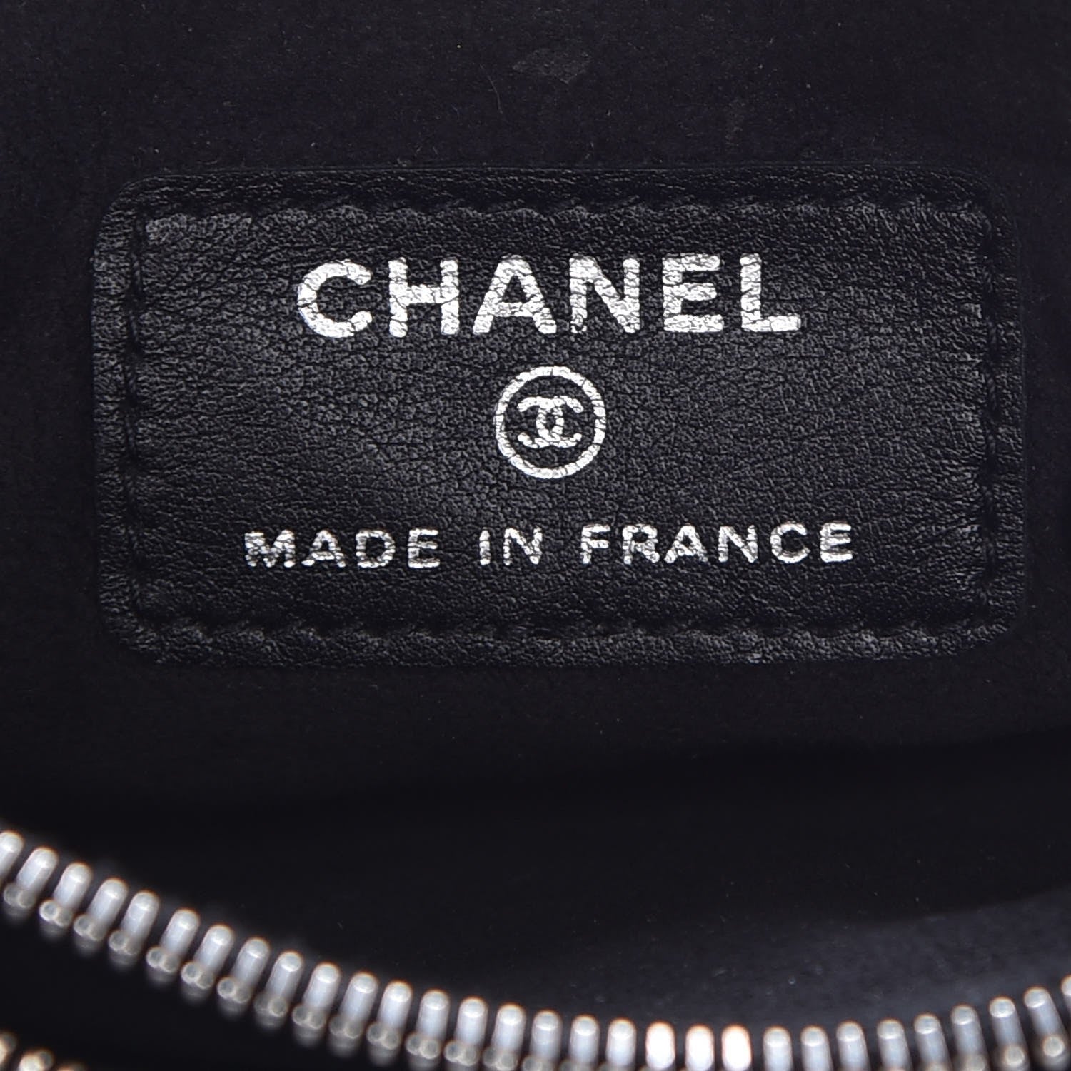 Chanel Lambskin Quilted Mini Phone Holder Clutch Black 6 of 7