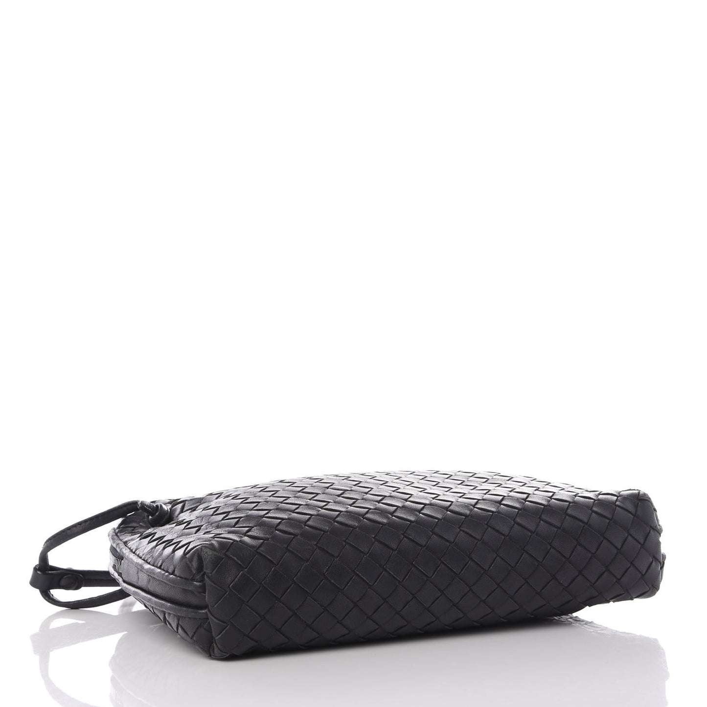 Nappa Intrecciato Pillow Crossbody Messenger Black
