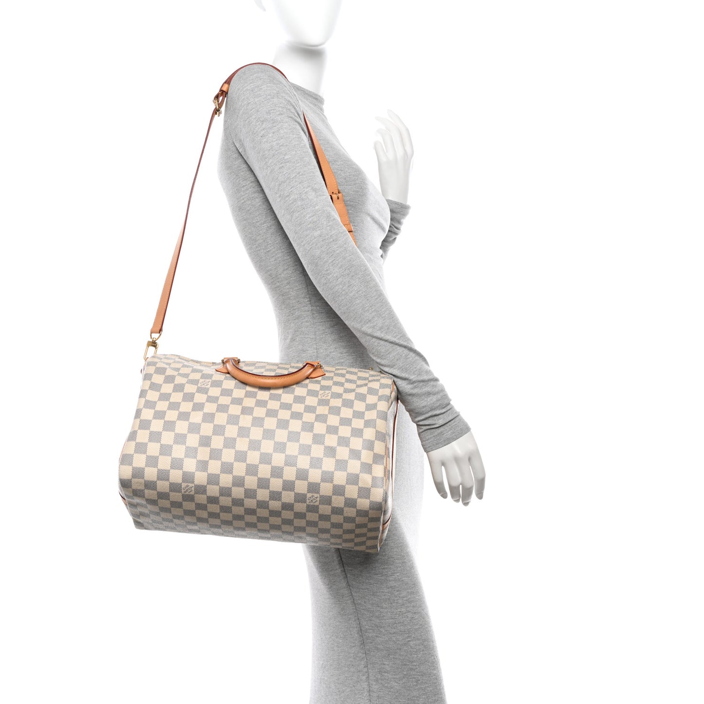 LOUIS VUITTON Damier Azur Speedy Bandouliere 35