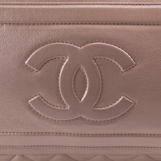 Chanel Lambskin COCO Cocoon Bowler Light Gold 6 of 12
