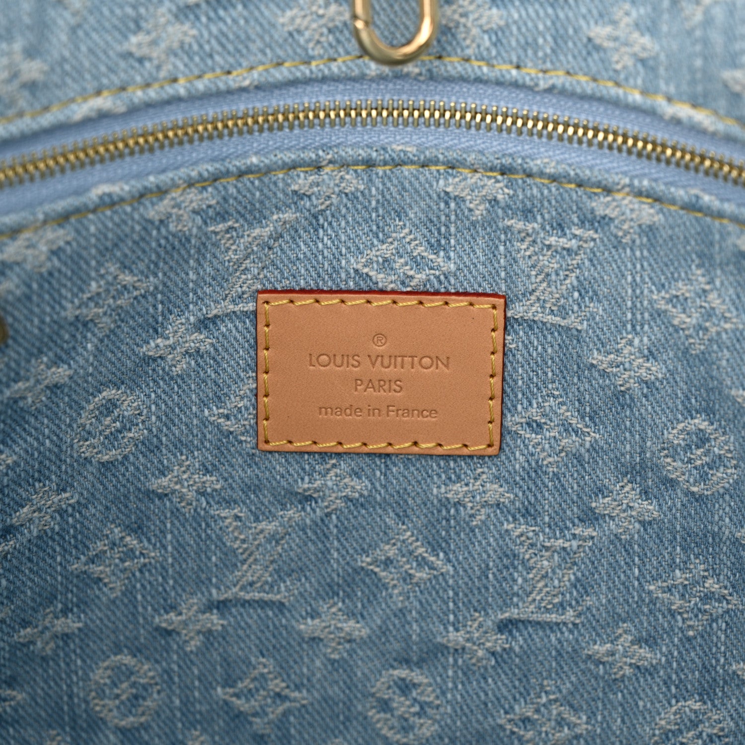 Louis Vuitton Monogram Washed Denim Let Go PM Sky Blue 6 of 10