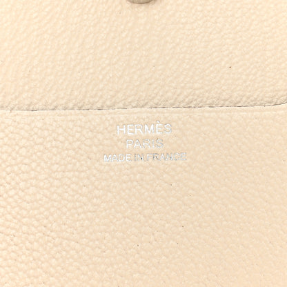 Hermes Chevre Mysore In-The-Loop Wink Card Holder Nata Jaune Bourgeon Cuivre 6 of 10