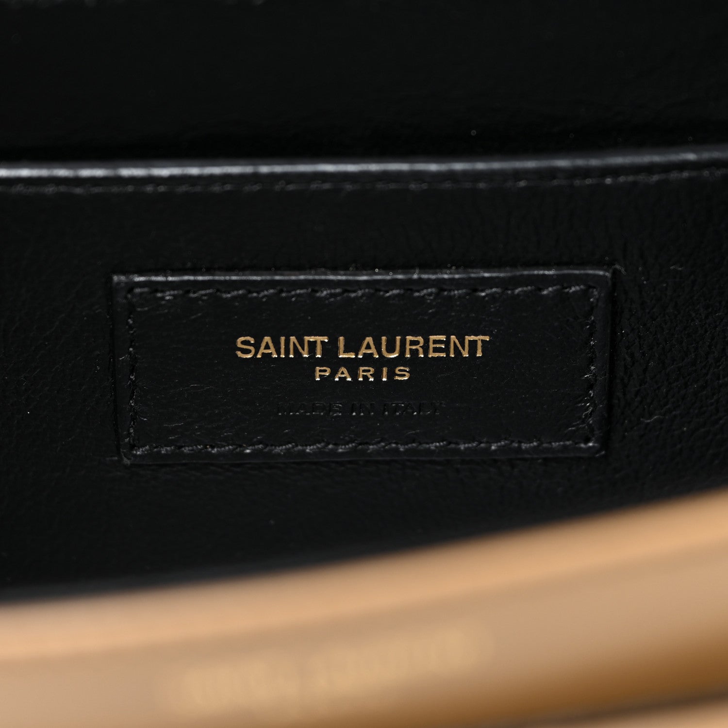 Saint Laurent Box Calfskin Monogram Medium Solferino Satchel Natural Tan 6 of 12