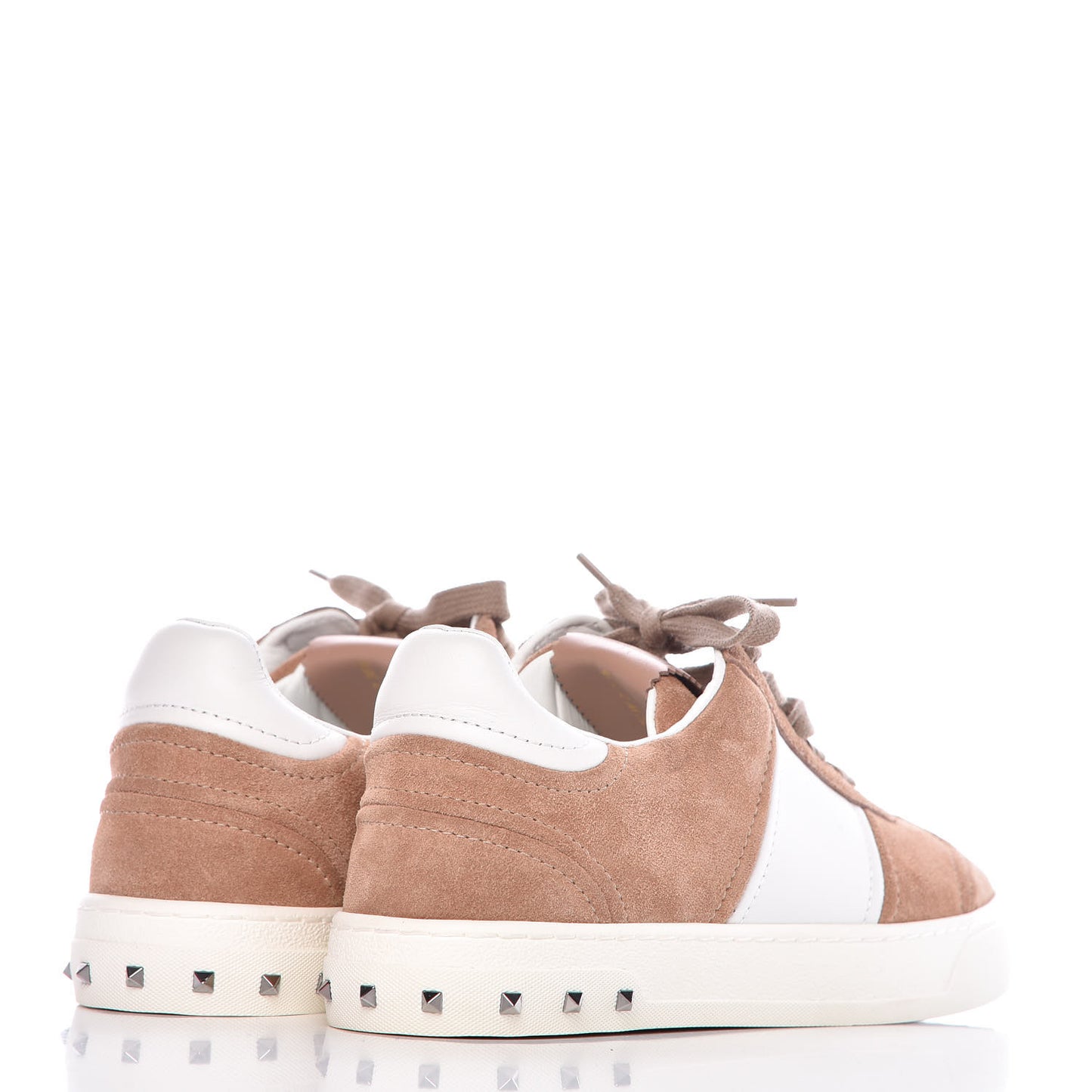 Suede Flycrew Sneakers 36.5 White Skin Sorbet