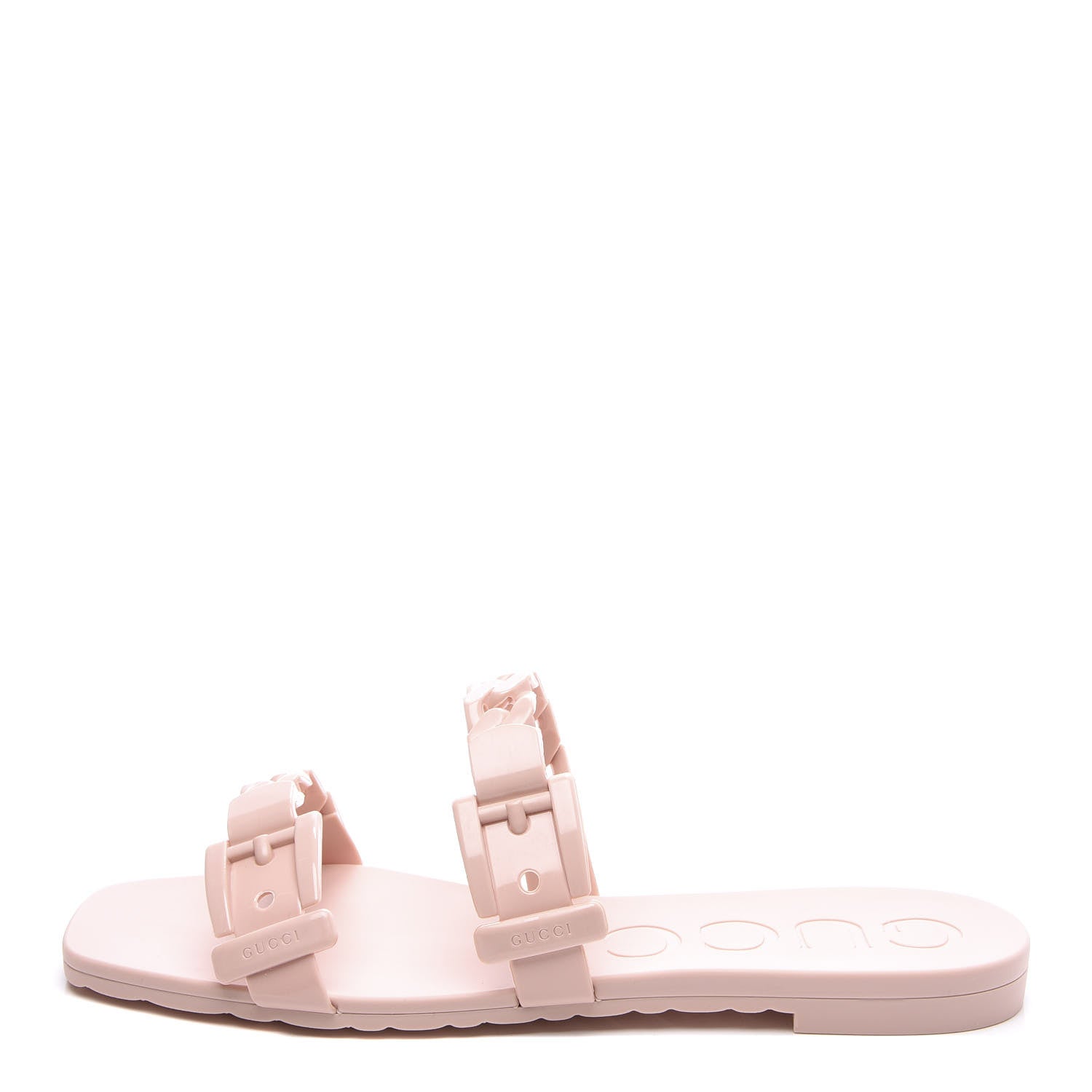 Gucci Rubber Womens Slide Sandals 37 Perfect Pink 1 of 11