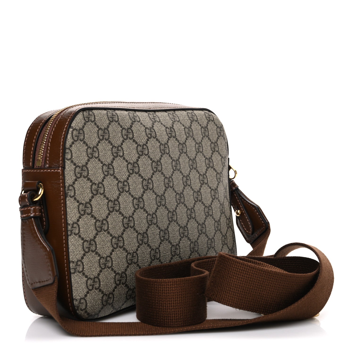 Gucci GG Supreme Monogram Azalea Calfskin Retro Interlocking G