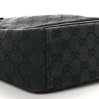 Gucci GG Monogram Flight Small Crossbody Bag Black 9 of 10
