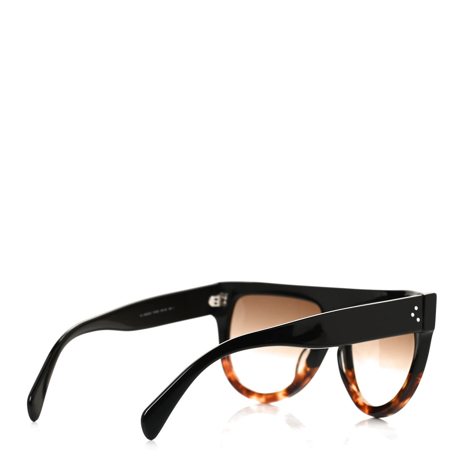 Celine Shadow Sunglasses CL 41026/S Black Havana 4 of 7