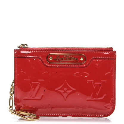 Louis Vuitton Vernis Key Pouch Cherry 1 of 7