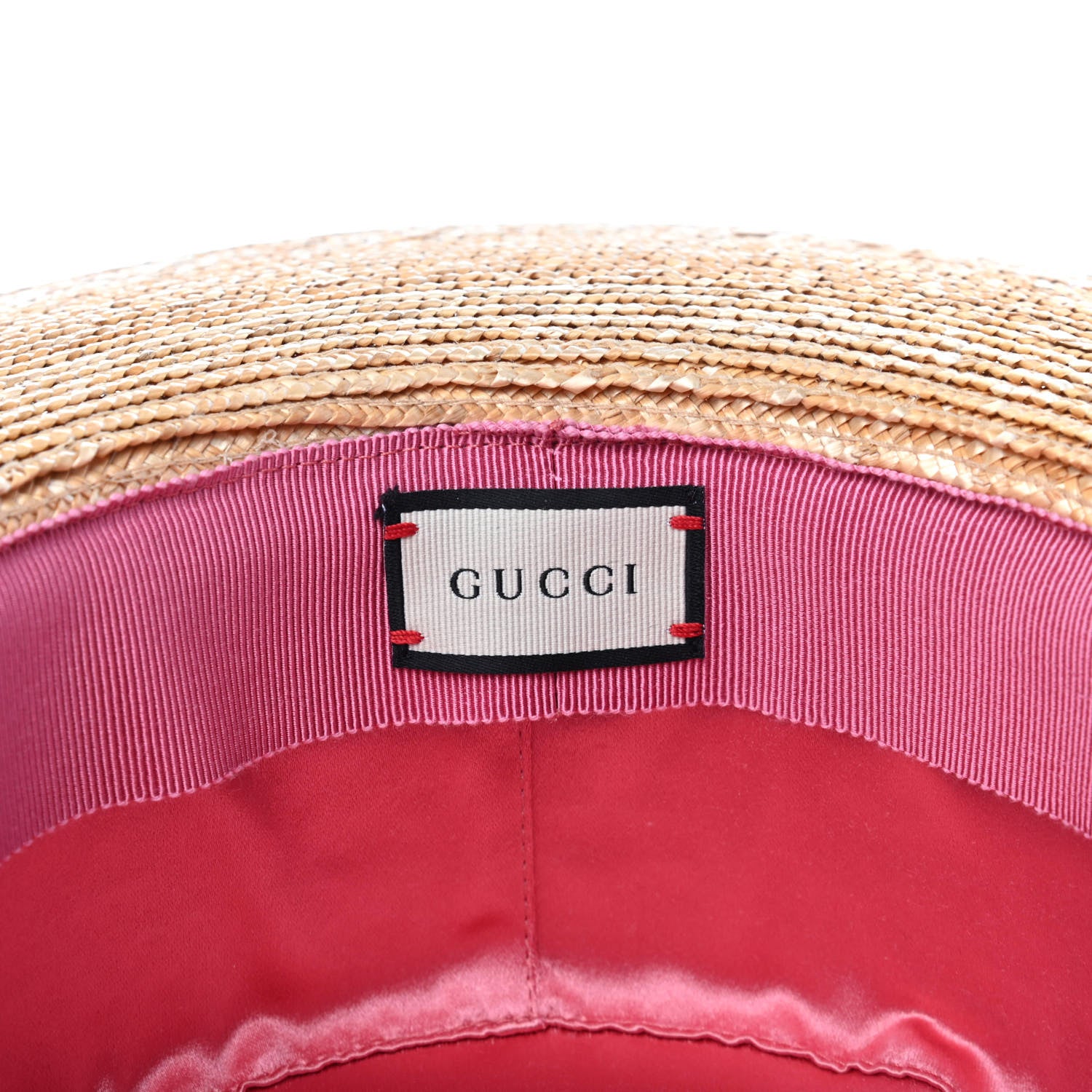Gucci Straw Pearl Embellished Notte Hat L 4 of 4