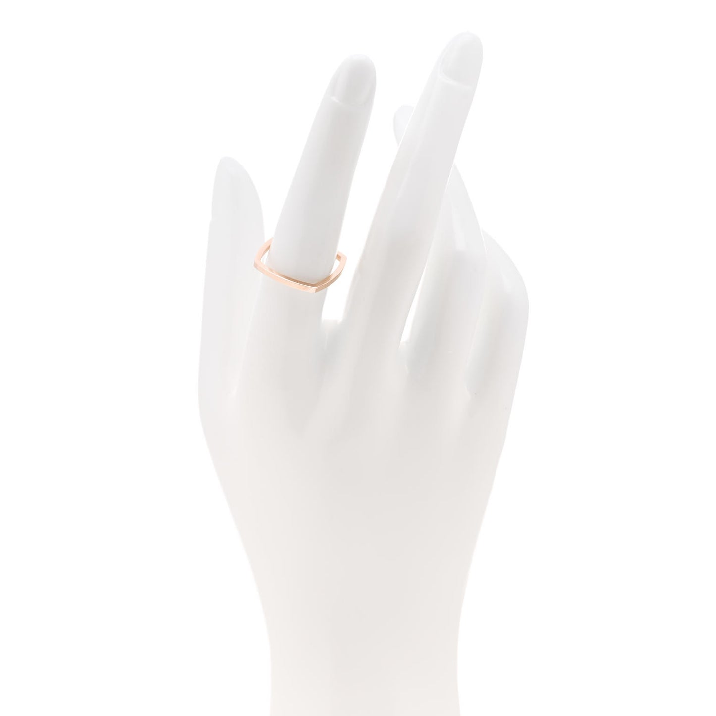 18K Rose Gold Frank Gehry Torque Ring 53 6.5