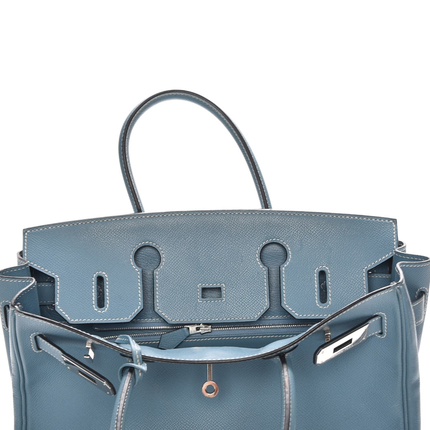 Epsom Birkin 30 Blue Jean