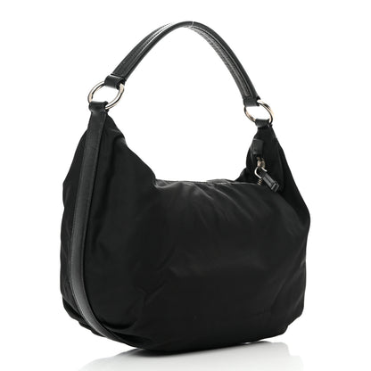 Prada Tessuto Nylon Saffiano Sacca Shoulder Bag Black 3 of 11