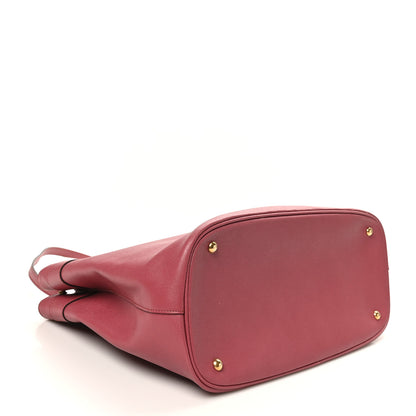 Gucci Textured Calfskin Large Bright Bit Tote Pink 4 of 11