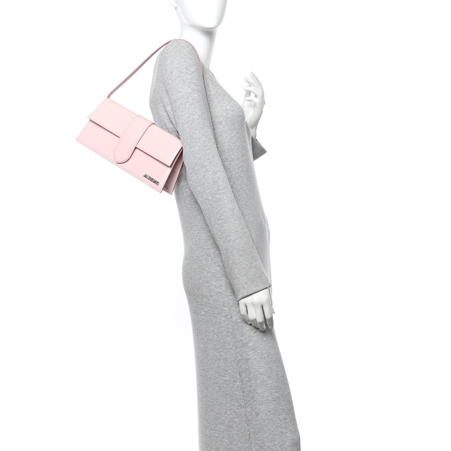 Jacquemus Smooth Calfskin Le Bambino Long Pale Pink 2 of 9