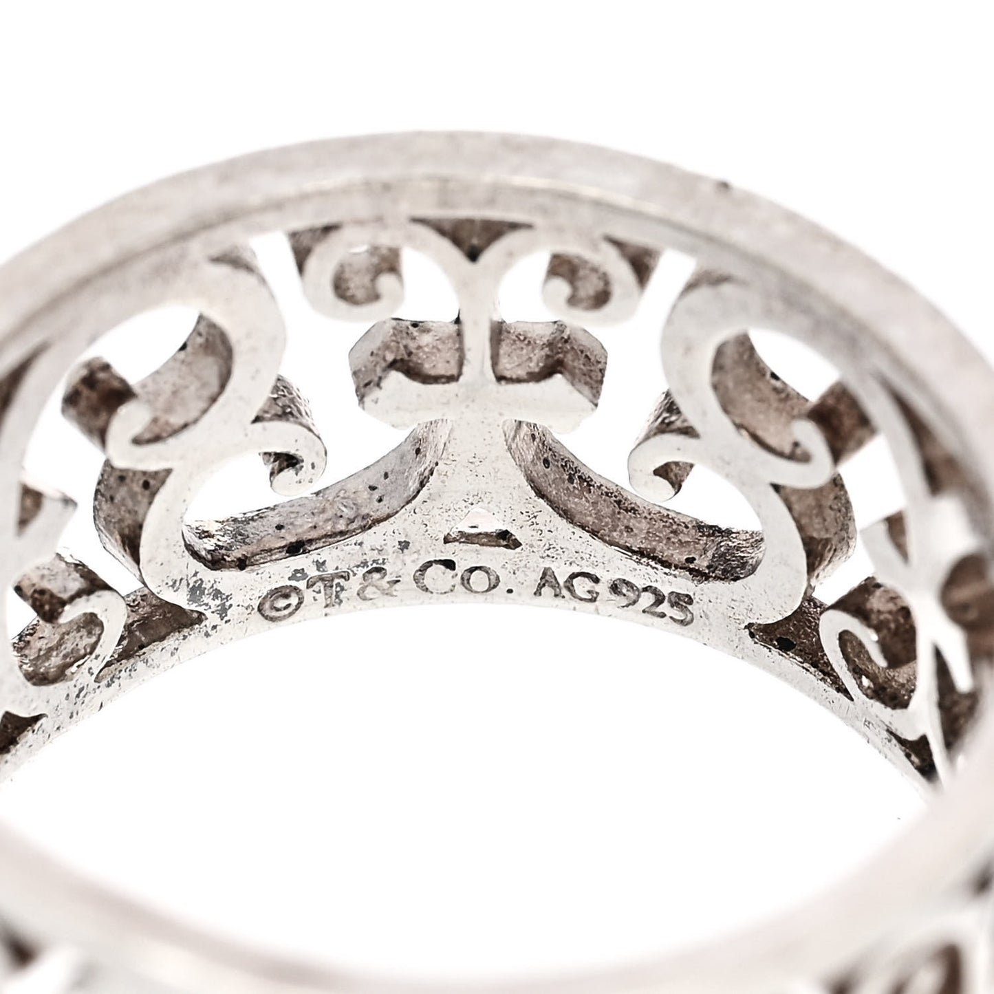 Sterling Silver Wide Enchant Ring 51 5.75