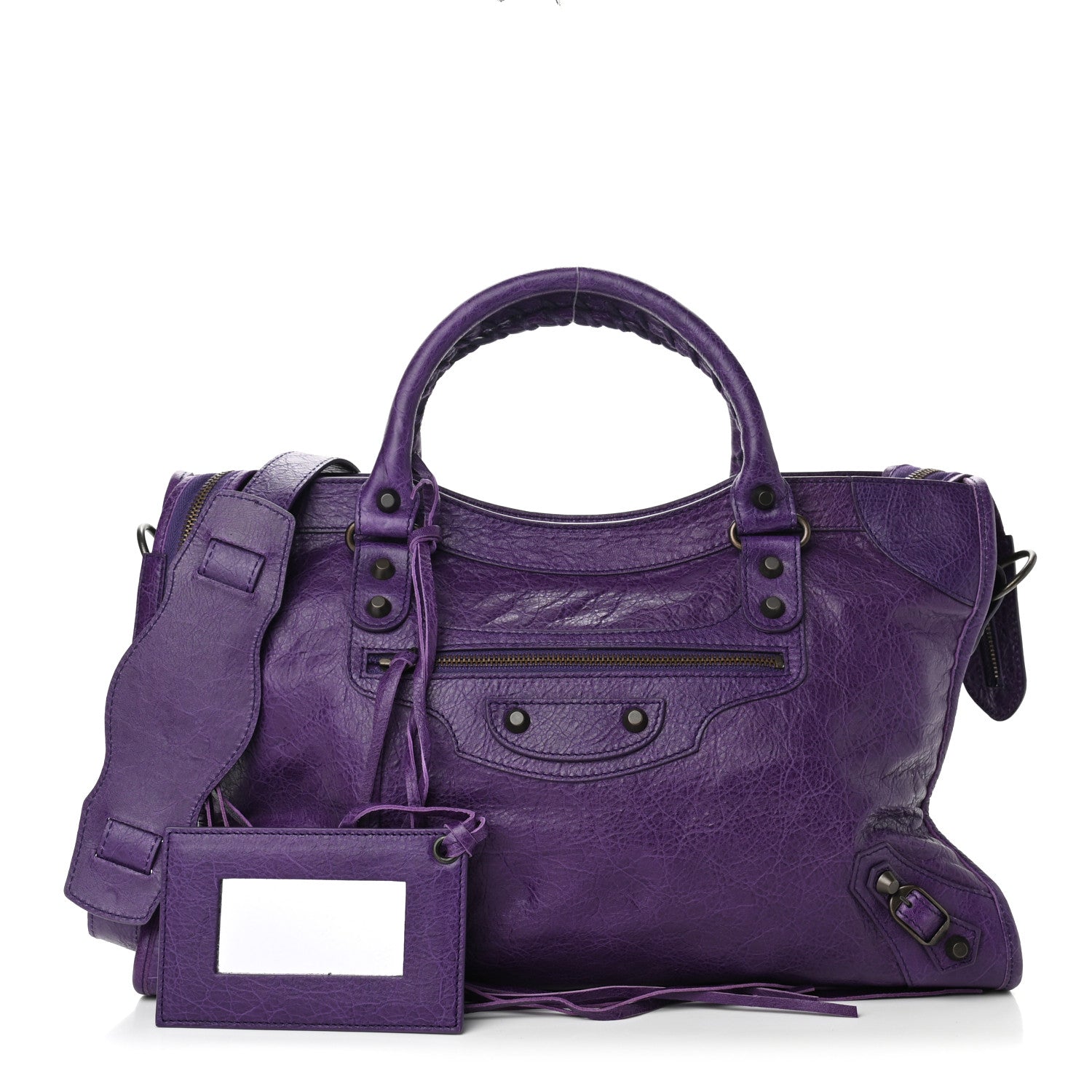 Balenciaga Agneau Classic Hardware City Dark Violet 1 of 9