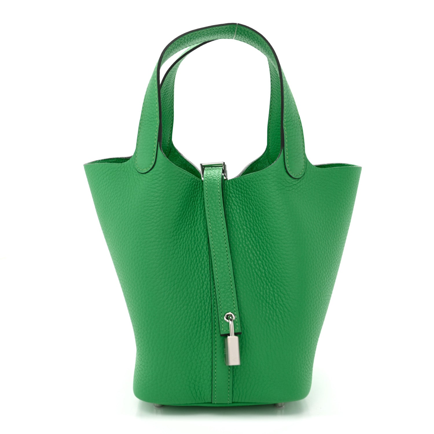 Hermes Taurillon Clemence Picotin Lock 18 PM Bambou 1 of 10