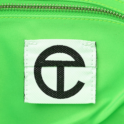 Telfar Vegan Leather Medium Shopping Bag Highlighter Green 6 of 10
