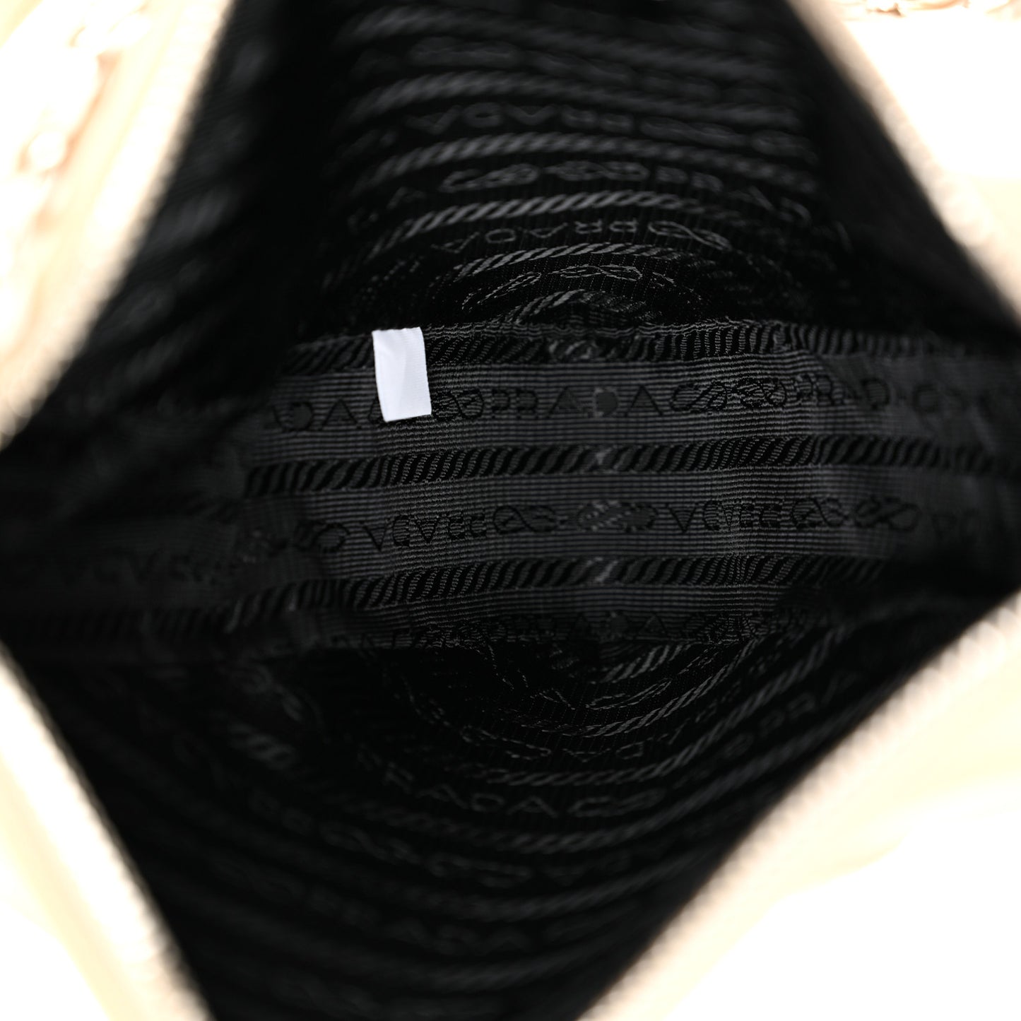 Grace Lux Triangle Logo Embossed Mini Triangle Bag Sabbia