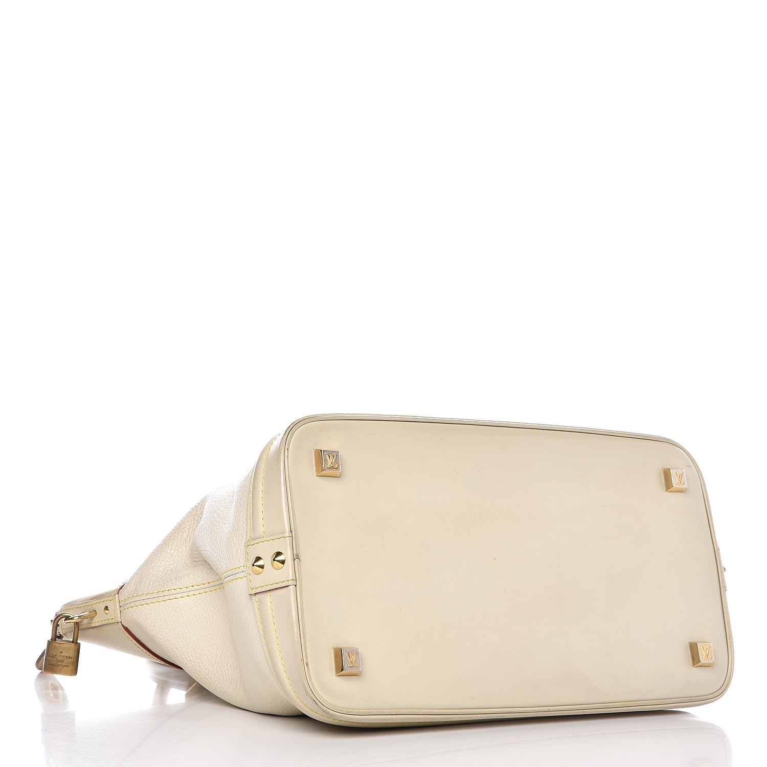 Louis Vuitton Suhali Lockit MM White 4 of 19