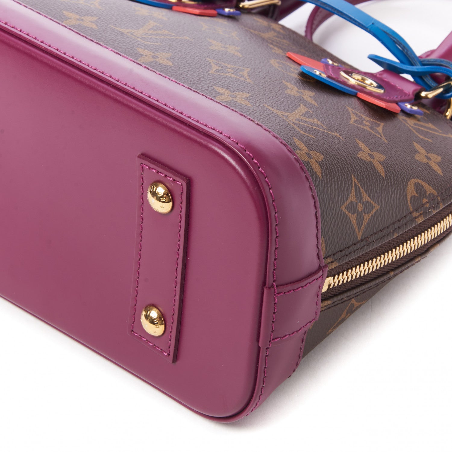 Louis Vuitton Monogram Totem Alma BB Magenta 5 of 8