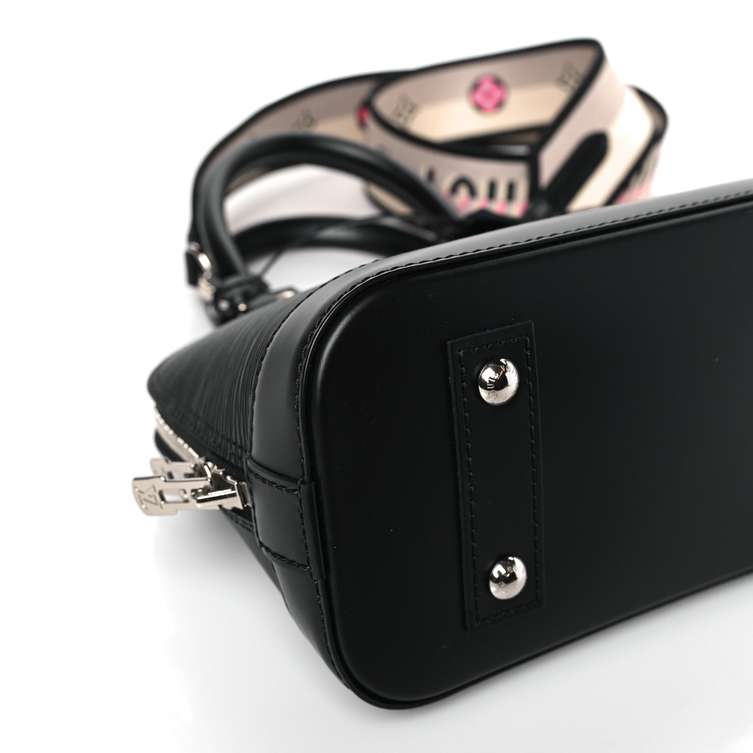 Louis Vuitton Epi Jacquard Alma BB Black 7 of 8