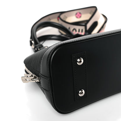Louis Vuitton Epi Jacquard Alma BB Black 7 of 8