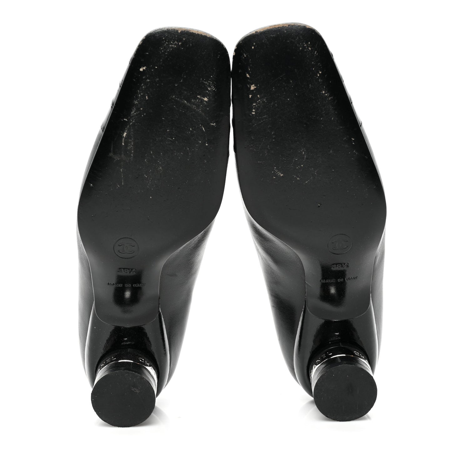 Lambskin Patent Pumps 38.5 Black