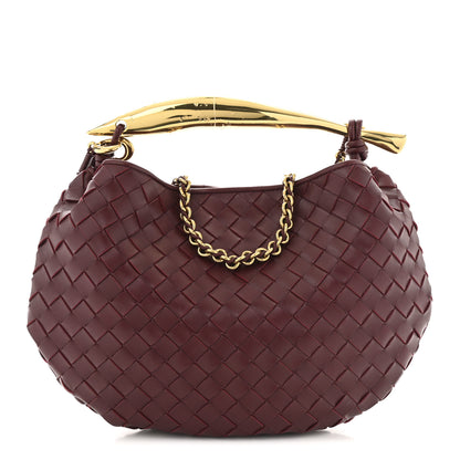 Bottega Veneta Nappa Intrecciato Sardine With Chain Bag Barolo 1 of 10
