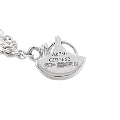 Graff 18K White Gold Diamond Multi Butterfly Silhouette Pendant Necklace 7 of 8