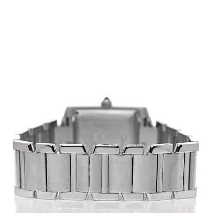Cartier Stainless Steel 28mm Tank Francaise Automatic Watch 4 of 8