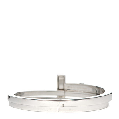 Tiffany Sterling Silver Diamond T Square Wrap Bracelet 3 of 4