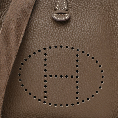 Hermes Taurillon Clemence Evelyne TPM Etoupe 8 of 12