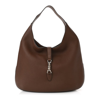 Gucci Soft Grained Calfskin Large Jackie Hobo Nut Brown 3 of 12