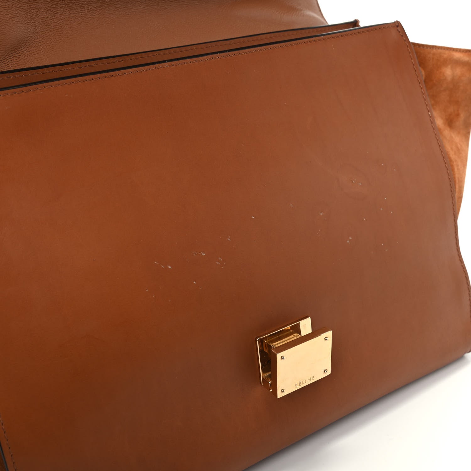 Celine Natural Calfskin Small Trapeze Tan 10 of 10