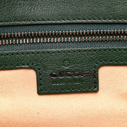 Gucci Softy Wonka Textured Dollar Calfskin Medium Diana Round Tote Bag Vintage Green Powder Pink 5 of 9