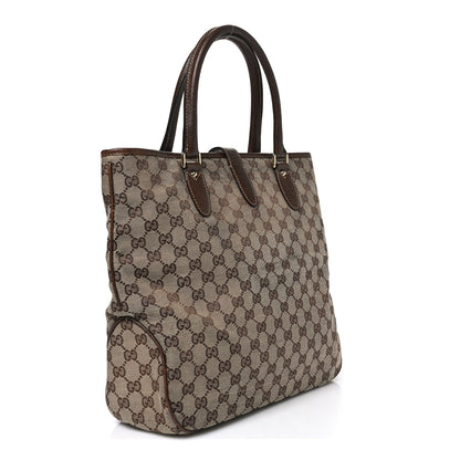 Gucci Monogram Piston Lock Tote Brown 3 of 10