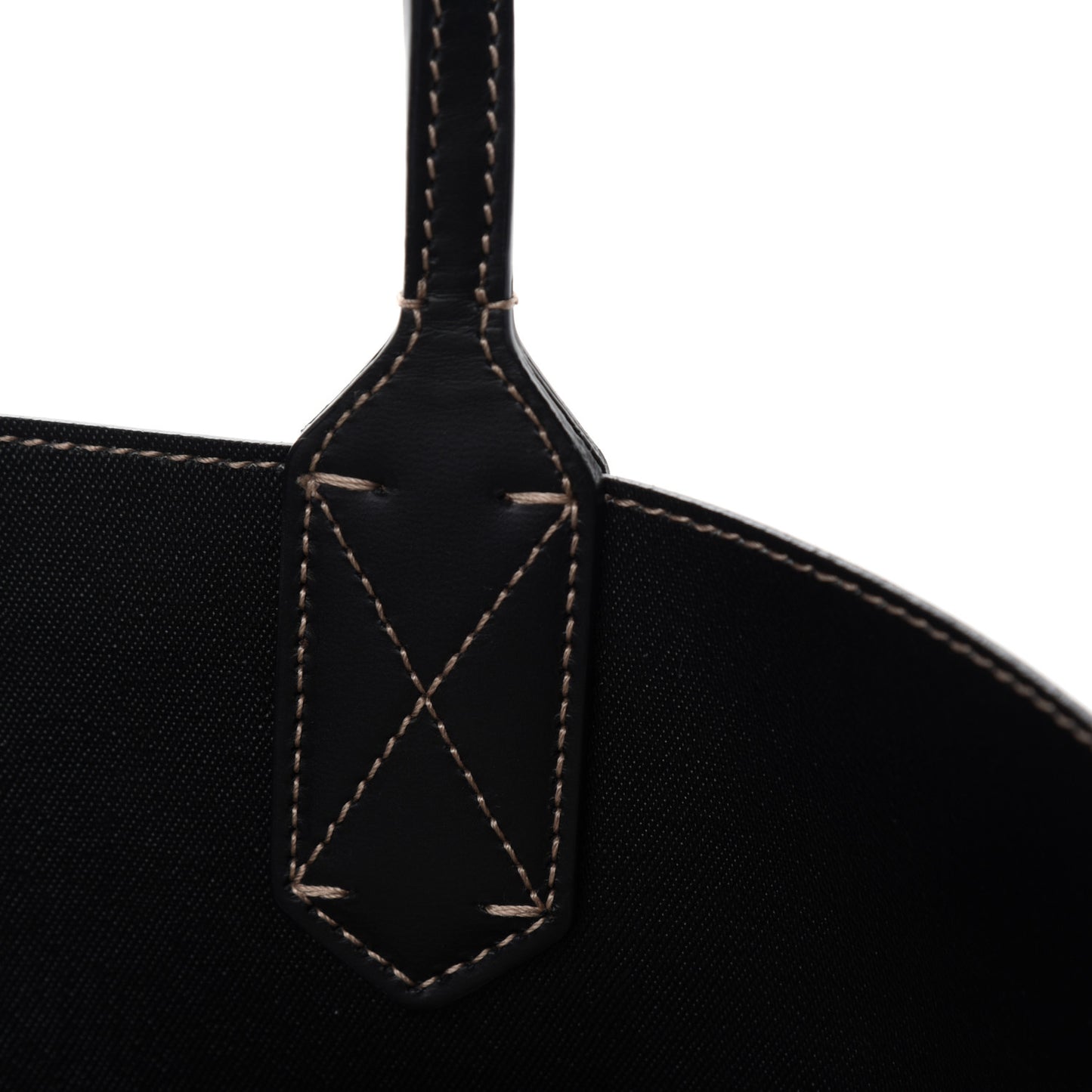 Calfskin GG Supreme Monogram Medium Reversible Tote Black