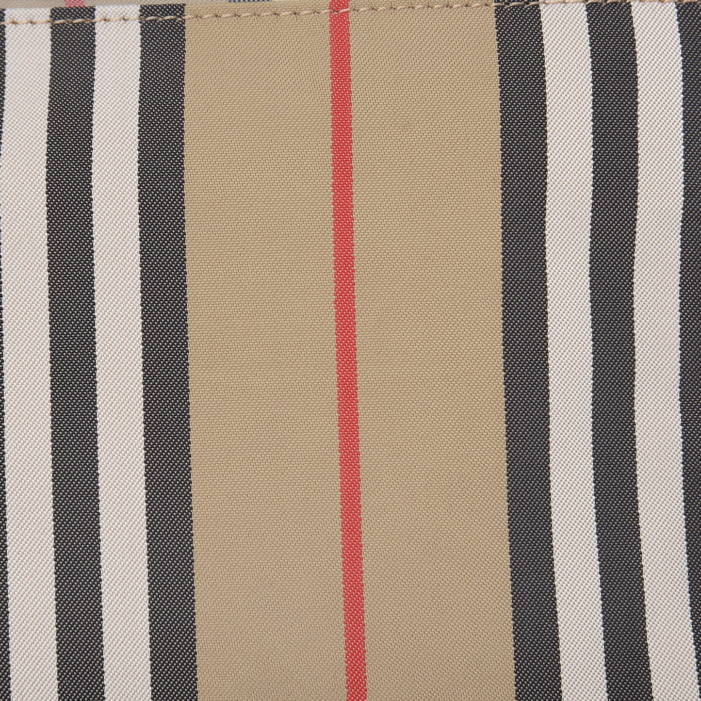 Nylon Vintage Check Print Logo Wristlet Archive Beige