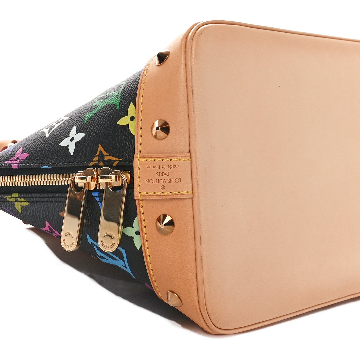 Louis Vuitton Monogram Multicolor Alma Black 8 of 9