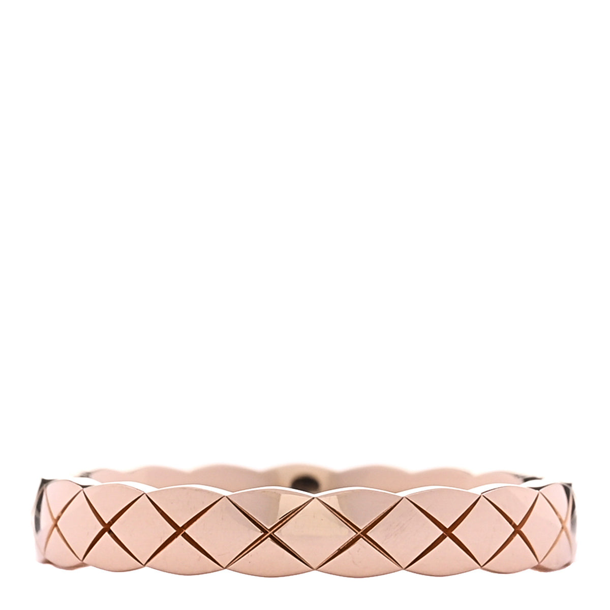 18K Beige Gold Mini Coco Crush Ring 54 6.75