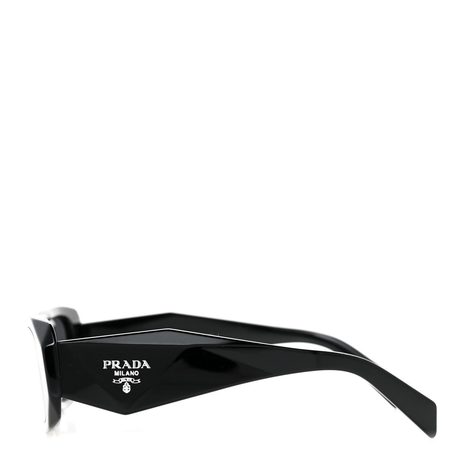 Prada Acetate Symbole Sunglasses SPR 17W Black 3 of 9