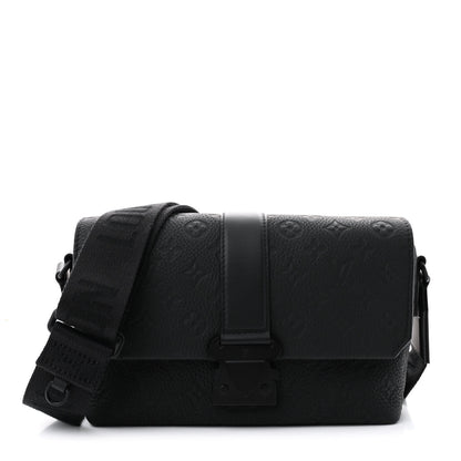 Louis Vuitton Taurillon Monogram S-Cape Messenger Black 1 of 9