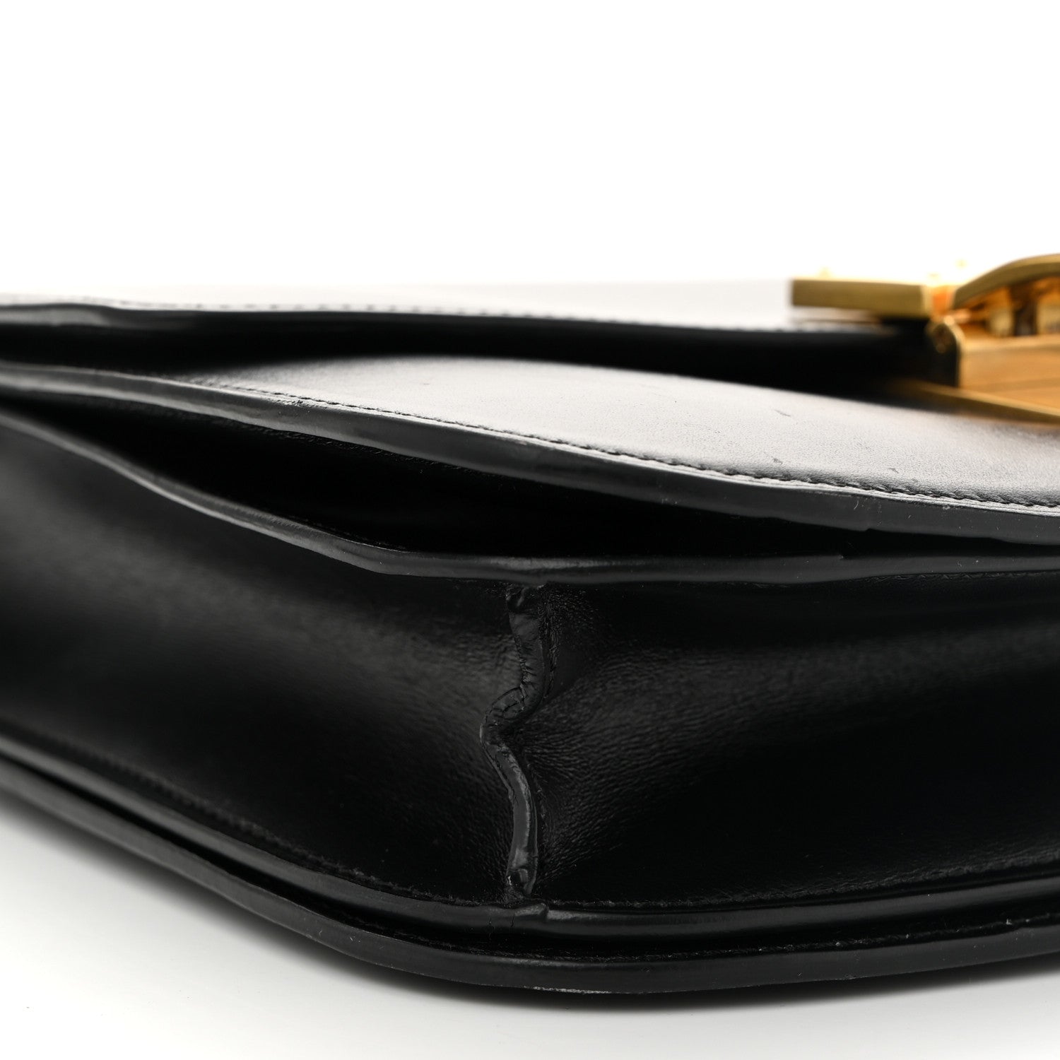 Celine Box Calfskin Medium Classic Box Flap Bag Black 9 of 12