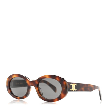 Celine Acetate Triomphe 01 Sunglasses CL 40194U Blonde Havana 1 of 9