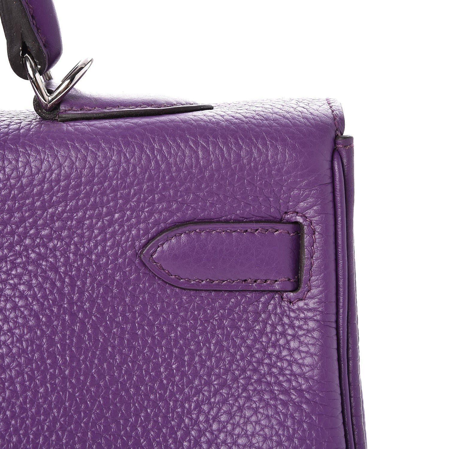 Hermes Taurillon Clemence Kelly Retourne 35 Ultraviolet 27 of 34